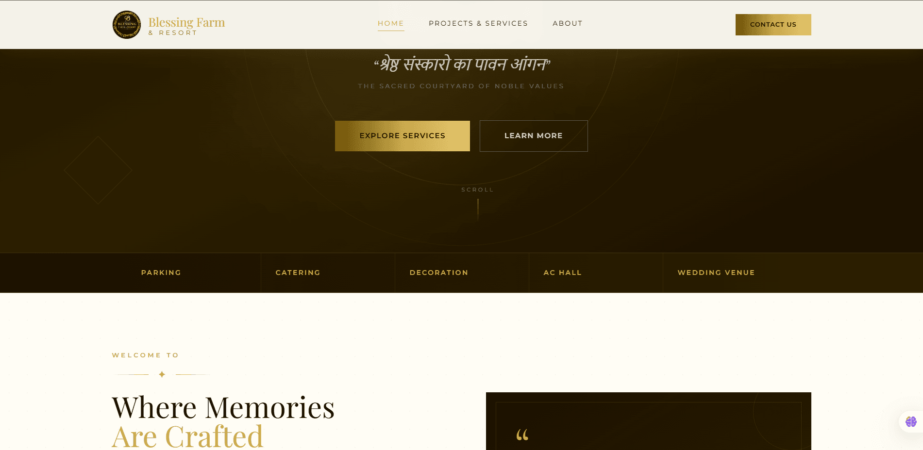 Blessing Farms Website