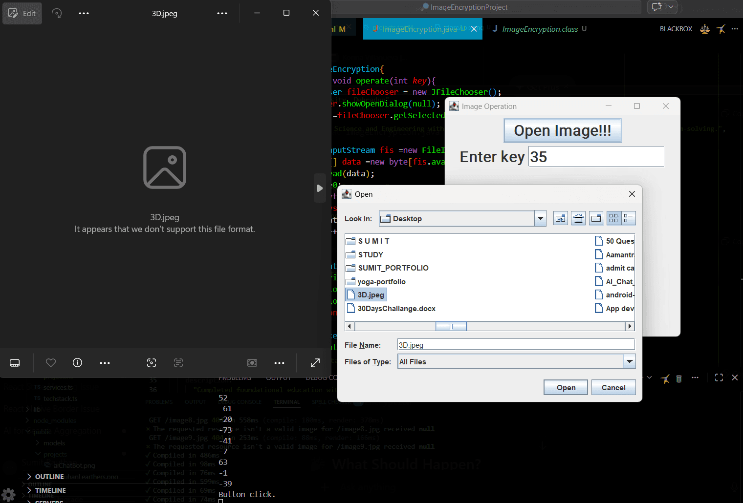 Image Encryption & Decryption Tool