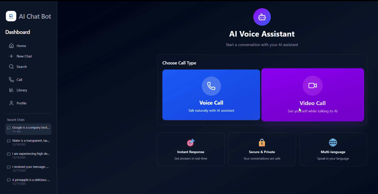 AI Chatbot Application